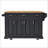 Large Kitchen Island with Drop Leaf, Rolling Cart on Wheels, Ample Storage and Embossed Texture for Elegant Utility