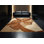 Tapis brun classique lavable à la machine Brooksville - reliure brun clair