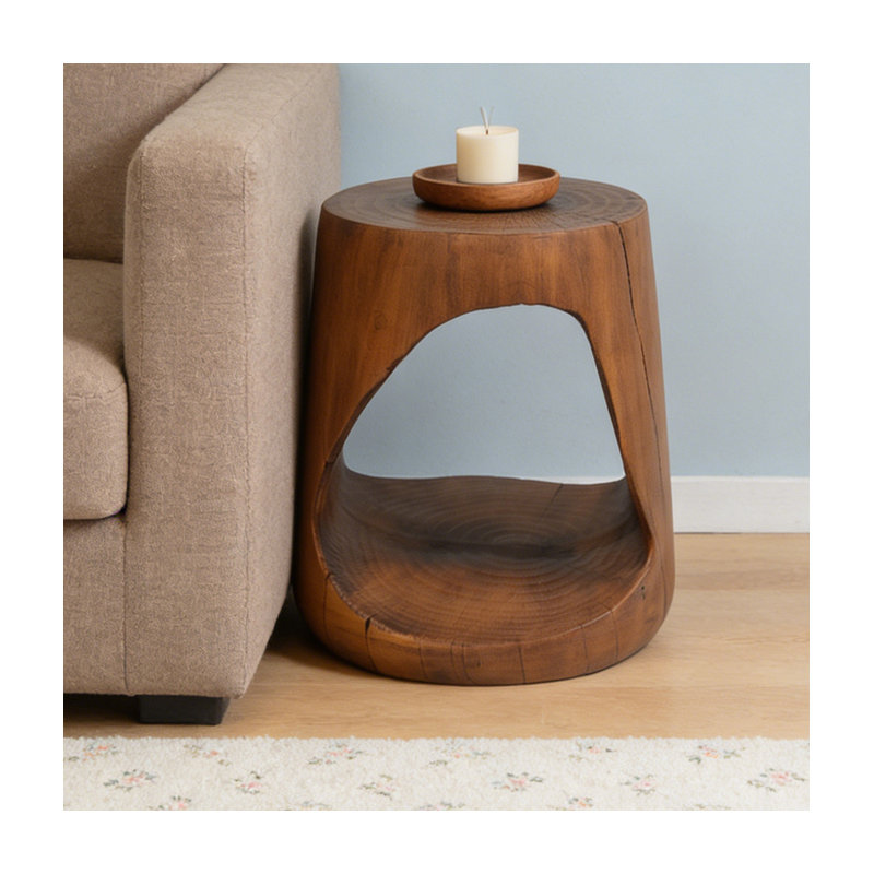 Table d'appoint, Marron antique