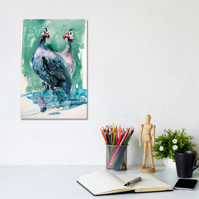 Guinea Fowl by Anna Brigitta Kovacs - Wrapped Canvas Print