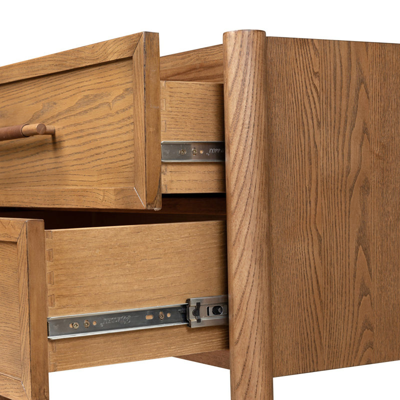 Salado 2 - Drawer Solid Wood Nightstand