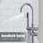 Single Handle Floor Mounted Tub Faucet-124758276