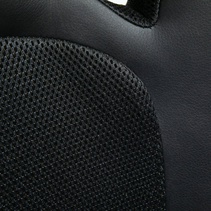 Fauteuil de direction pivotant, réglable et à dossier haut de style jeu de course Charmayne, Noir