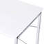 Bureau blanc épuré avec piétement luge - Élégant et moderne