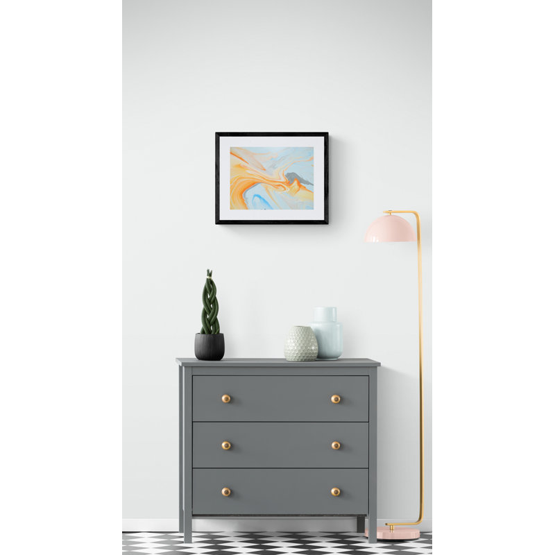 FIRE SPEAR Print by Will Birdwell, Black Framed Canvas, 32" H x 24" W