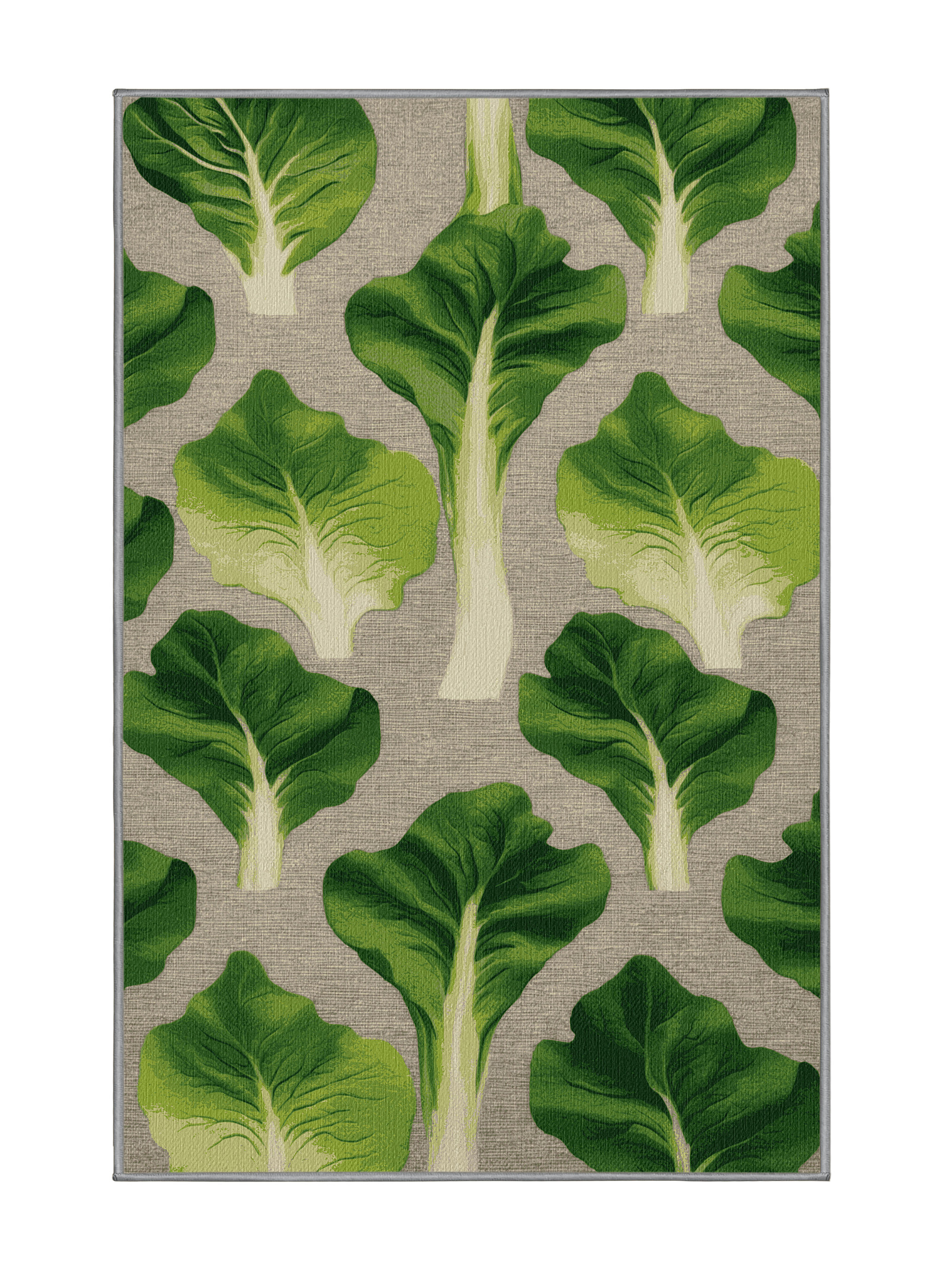 Dakota Fields Washable Lettuce Butterhead Vegetables Area Rug | Wayfair