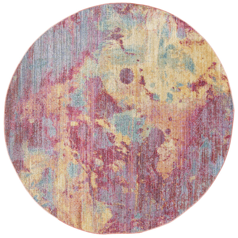 Langton Performance Abstract Rug, Round 6'