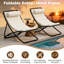 Luxury 2-Piece Rattan Folding Chaise Lounge Set With Weather-Resistant Cushions And Adjustable Ergonomic Backrest-1287328119