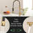Golden Commercial Kitchen Faucet With Pull-Down - Dual Settings, Single Handle, Brass Gold Pull Down 360 Rotating Element, Dependability-1438762342