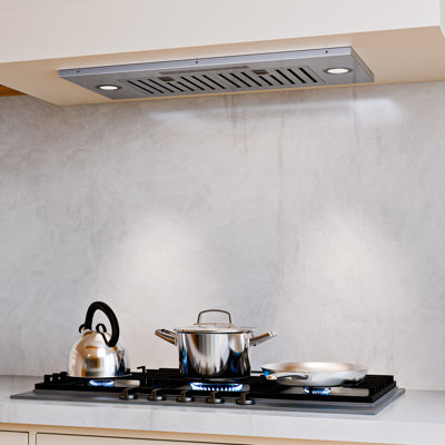 500CFM Convertible Insert Range Hood with LED Lights and Gesture Control