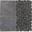 Mosaïque de galets Art Deco 11 po x 11 po Daltile Pebble Oasis