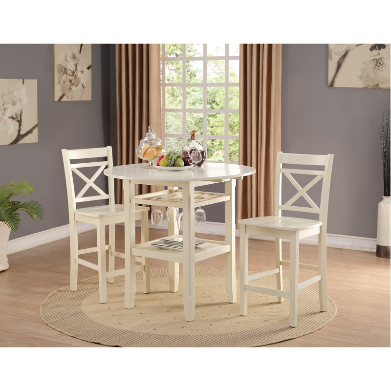 2-Shelf Counter Height Table