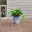 Ensemble de pots à fleurs en céramique faits à la main dégradé bleu et blanc (7,48 po x 8,07 po et 5,51 po x 6,1 po), pot de fleurs d'intérieur / extérieur pour orchidées, plantes grasses sur le rebord de la fenêtre, respirant avec trous de drainage-388796883