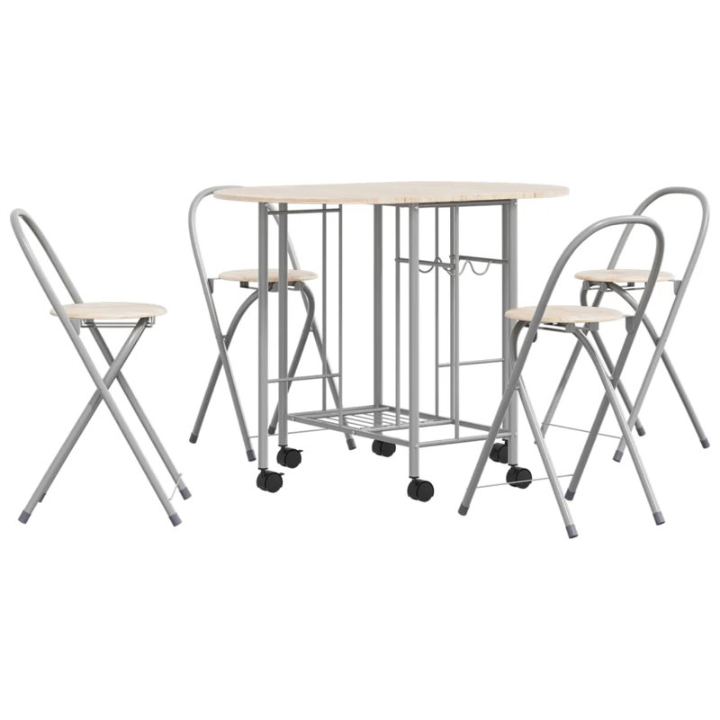 Athens Drop Leaf Dining Set, Beige