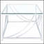 Table basse en verre et chrome Brianne avec pieds en métal durables, parfait pour les intérieurs modernes et minimalistes.