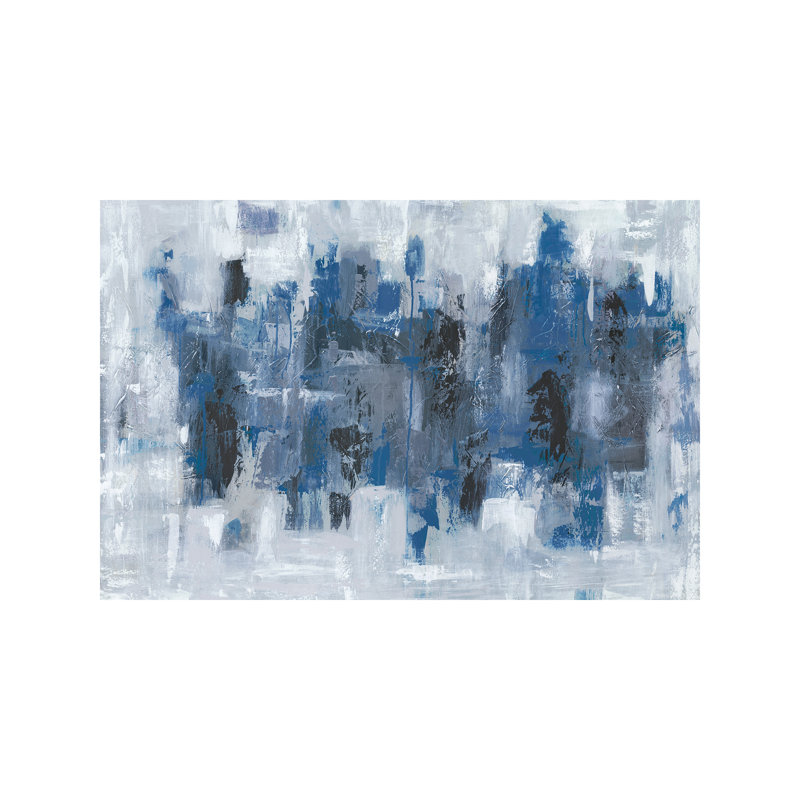 « midtown moonlight » par emma bell, reproduction d’art, H 32 po x l 48 po x P 1,5 po, Toile tendue