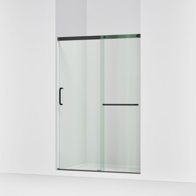 Elate Sliding Shower Door, 70-1/2-In H X 44-1/4 - 47-5/8-In W, With 1/4-In Thick Frosted Glass