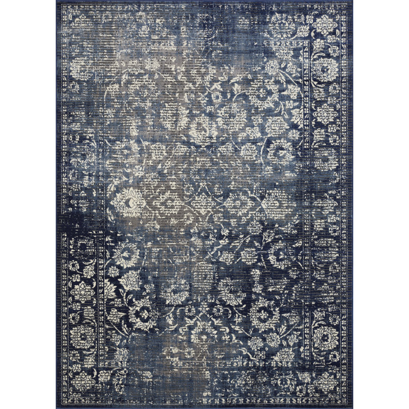 Raashid Floral Indoor Rug, Rectangle 9'10" x 12'10"