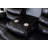 77.17'' Faux Leather Manual Reclining Sofa With LED Lighting & Cup Holders-116403580