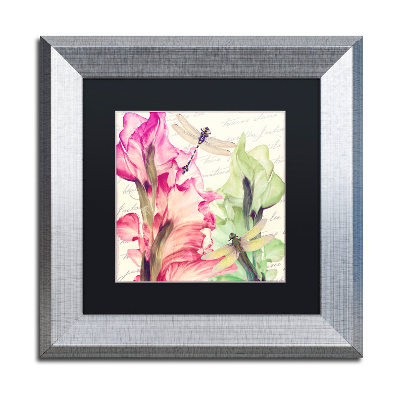 Jadaya «Dragonfly Morning II», impression encadrée, H 11 po x l 14 po x P 0,5 po, Noir