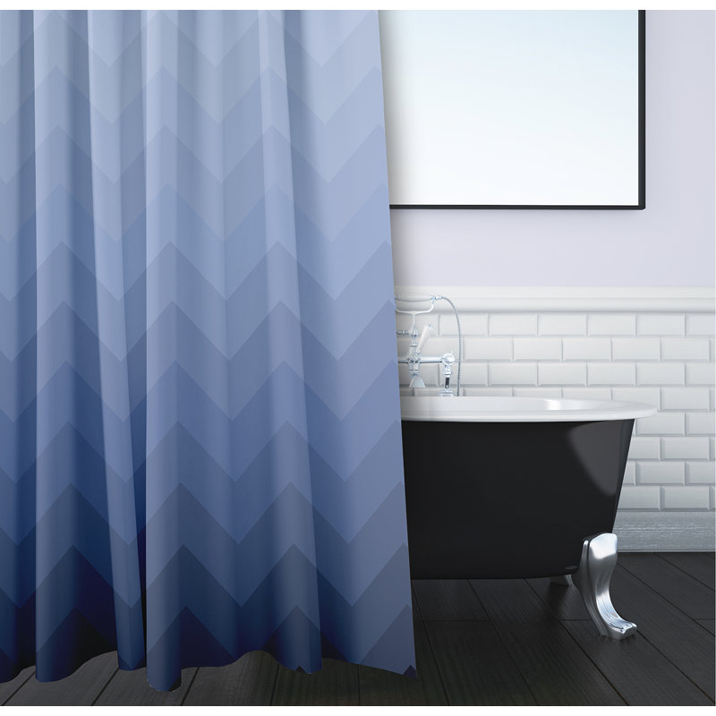 Rideau de douche Zahide, Bleu