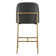 Angelick Upholstered Counter Stool with Metal Frame