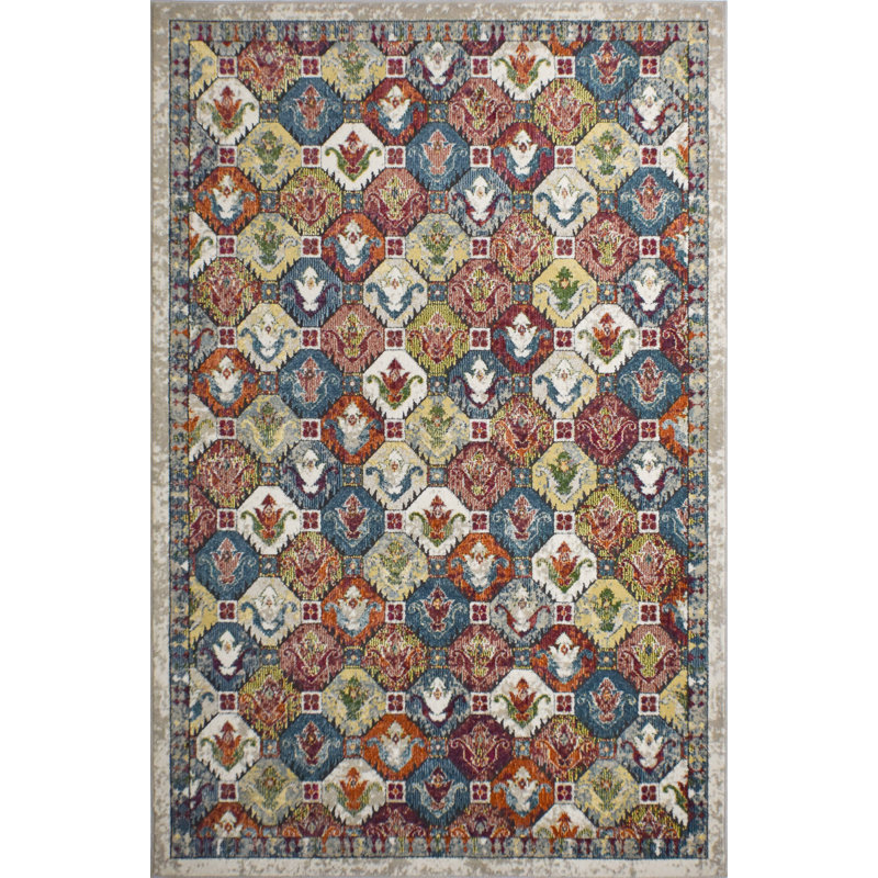 Kauffman Brown Area Rug, Rectangle 8' x 10'