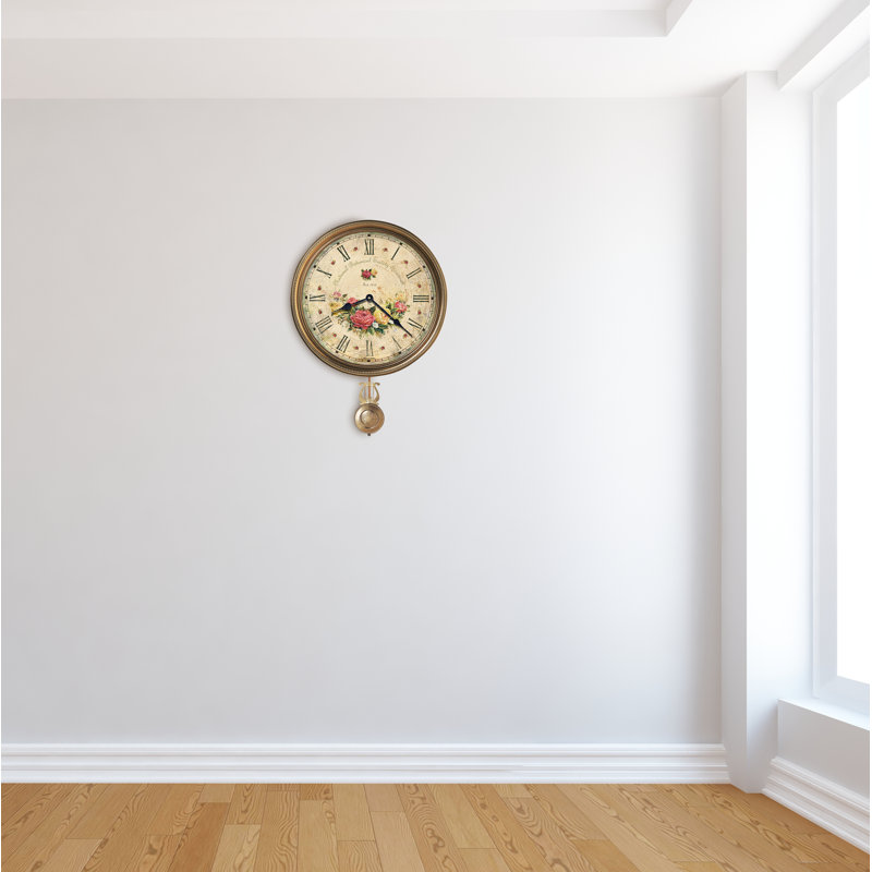 Metal Pendulum Wall Clock