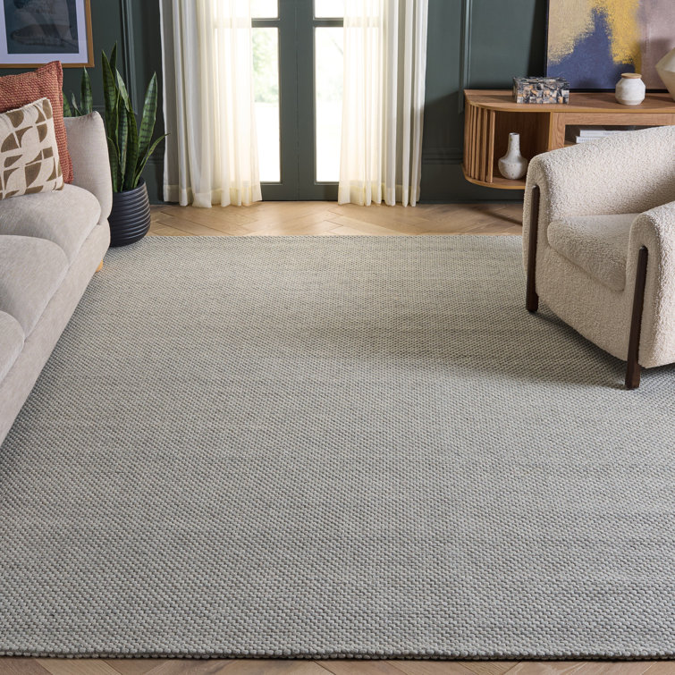 Shaniko Handmade Flatweave Grey Area Rug