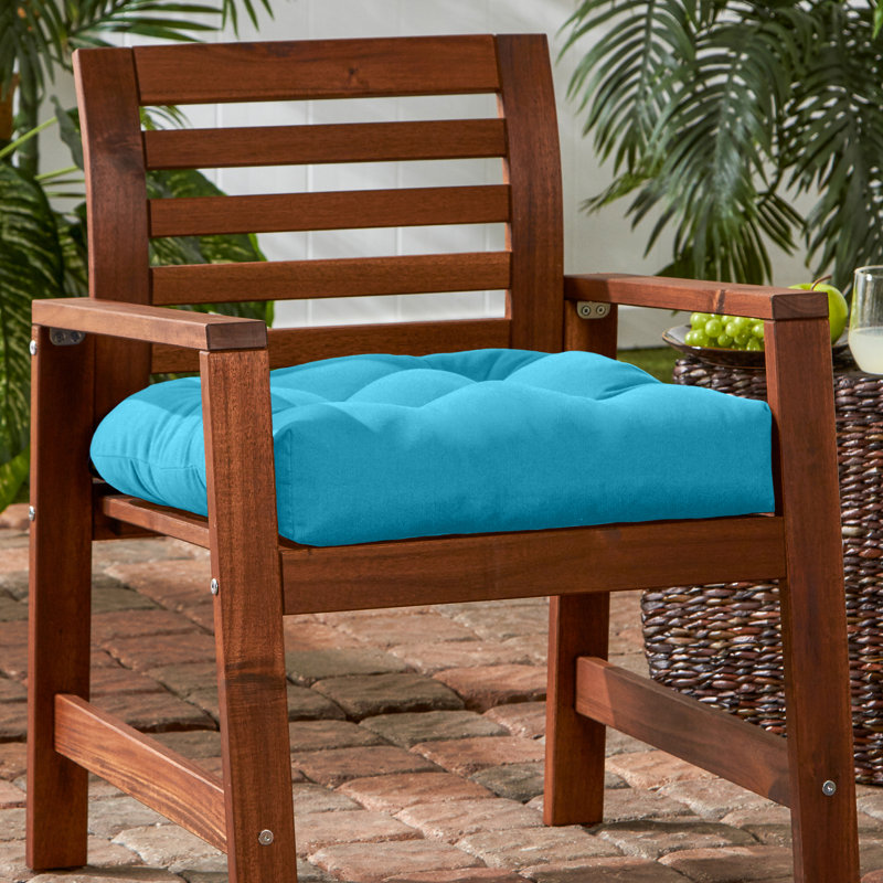 Coussin de chaise d'extérieur Royzell Sunbrella, Toile aruba