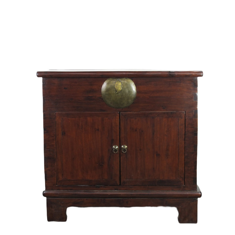 Early Solid Wood Accent Cabinet