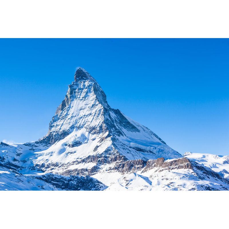 View Of Matterhorn - Wrapped Canvas Print, 30cm H x 46cm W