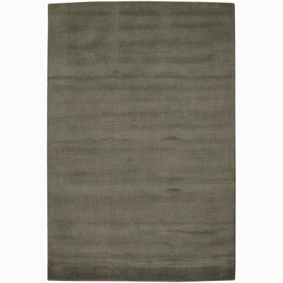 Ferno Wool Area Rug in Black/Gray