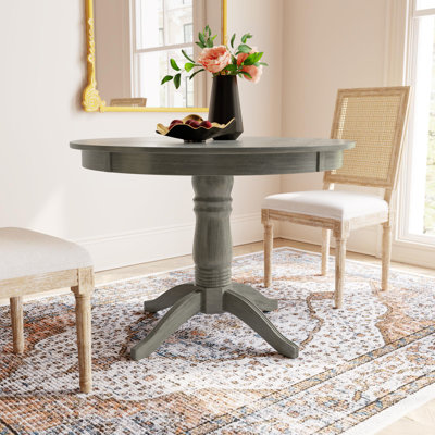 Alexa-Mae Round Solid Wood Dining Table