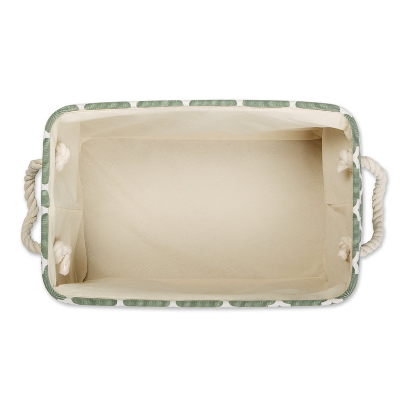 Panier en treillis, H 9 po x l 8 po x P 14 po, Vert artichaut