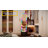 22"W Jewelry Armoire with Full Mirror, RGB Lights, Swivel Base-763326688