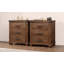 Table de chevet 3 tiroirs Rustic