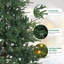 Sapin de Noël pré-éclairé 6 pi avec lumières et 678 branches pour décoration de fête