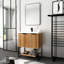 Meuble-lavabo autoportant de 30 po avec lavabo en résine, 30 po x 18 po
