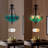 3-light Dimmable Tiffany Pendant