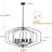 5 - Light Satin Black Chandelier Pendant