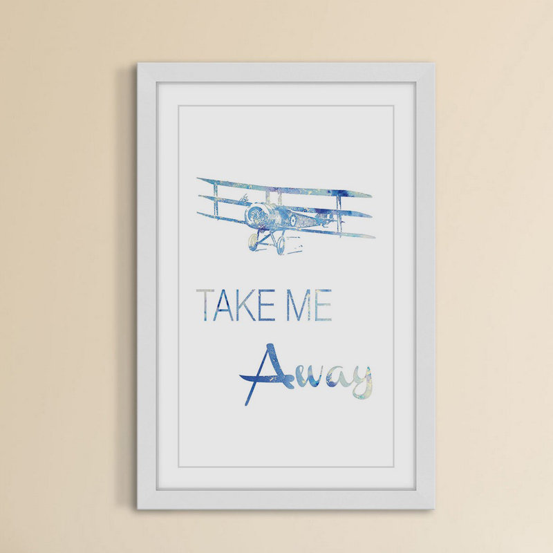 Single Picture Frame Print, 61 cm H x 41 cm W x 3.81 cm D