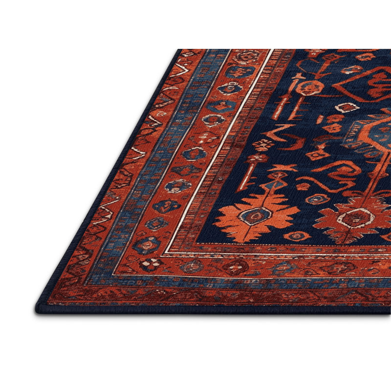 Tapis mauve lavable à la machine, Rectangle 6 pi x 9 pi