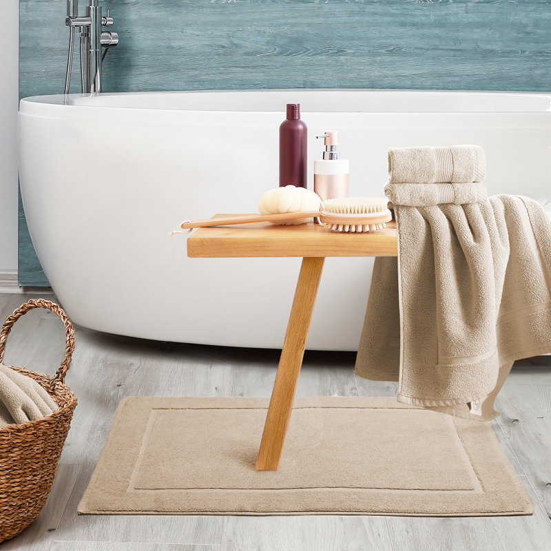 Danni-Leigh 6 Piece 100% Cotton Towel Set., Beige Cream, 4-pack Bath Set