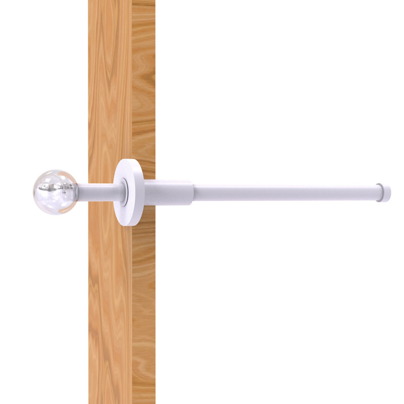 Tringle de garde-robe en métal Clearview, Blanc mat