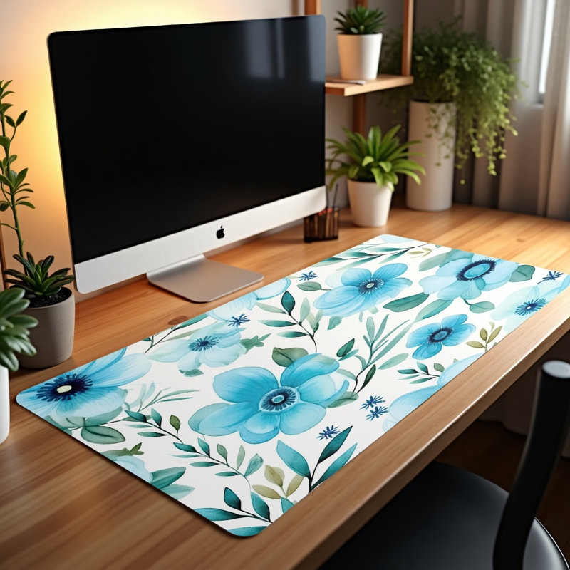 Polyester Desk Pad, 31.5x15.5