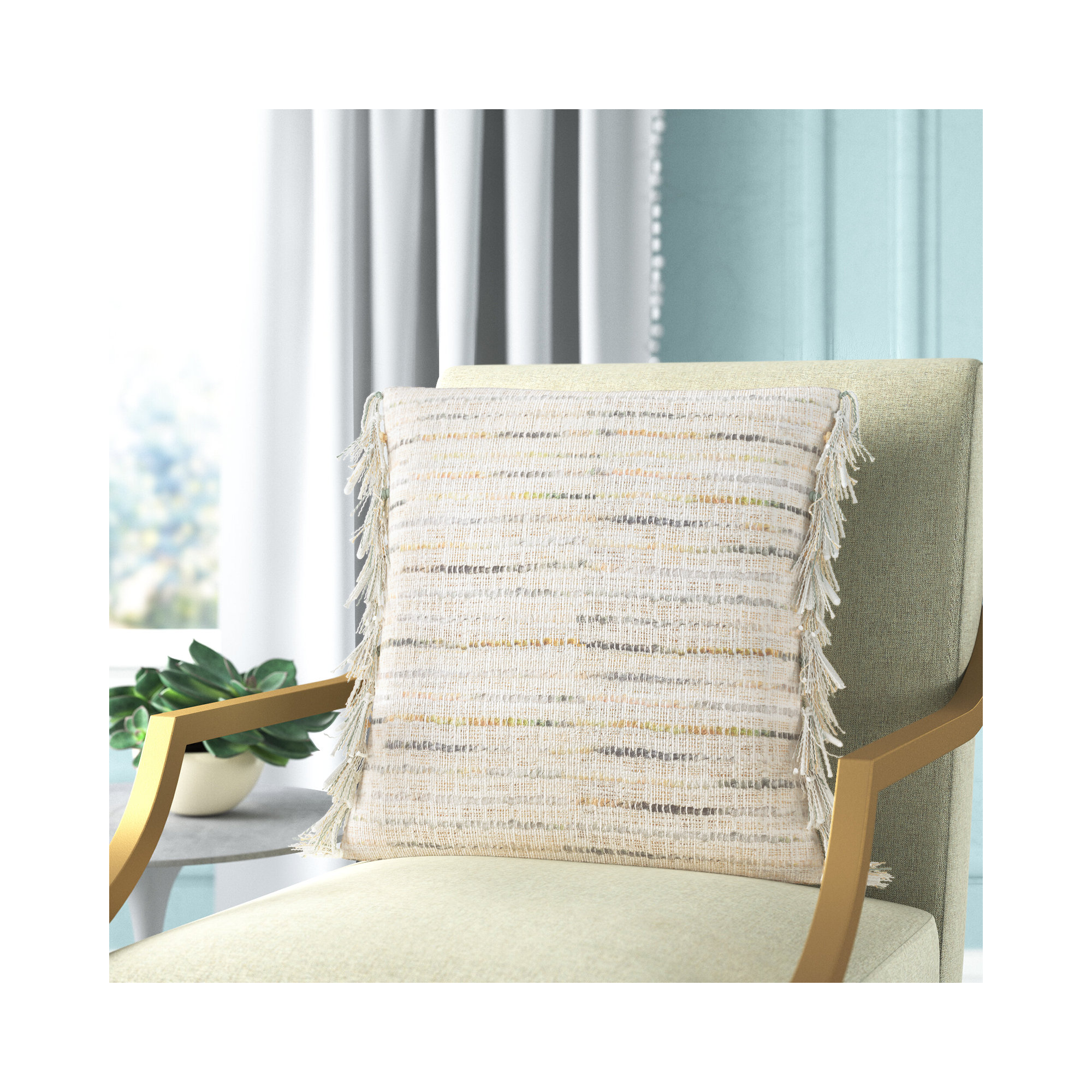 Duncan Cotton Pillow Cover, 18" x 18"