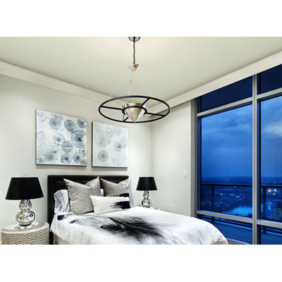 Zero Gravity Dimmable LED Geometric Chandelier