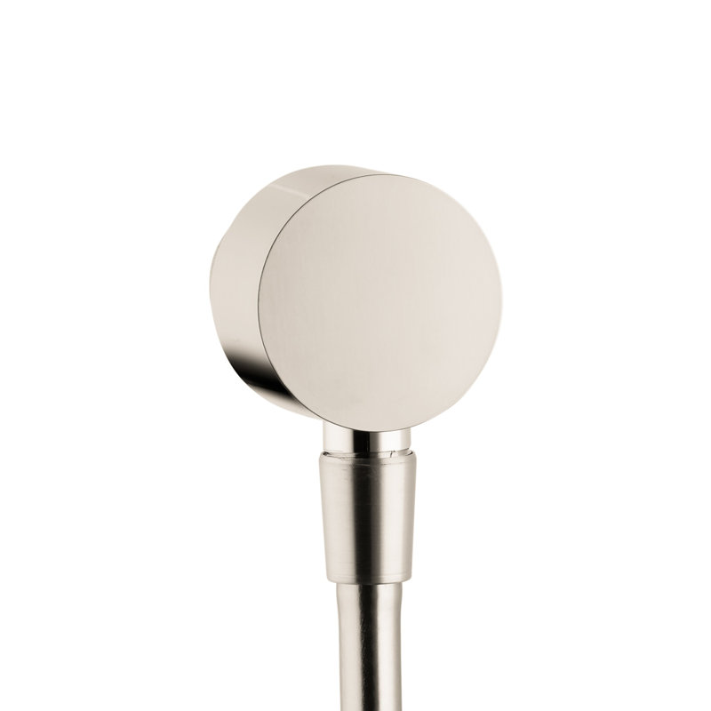 AXOR Showersolutions Wall Outlet With Check Valves, Brushed Nickel