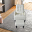 Fauteuil inclinable de salon blanc crème, tissu doux, à dossier, pour un confort moderne avec espace, coussin, design
